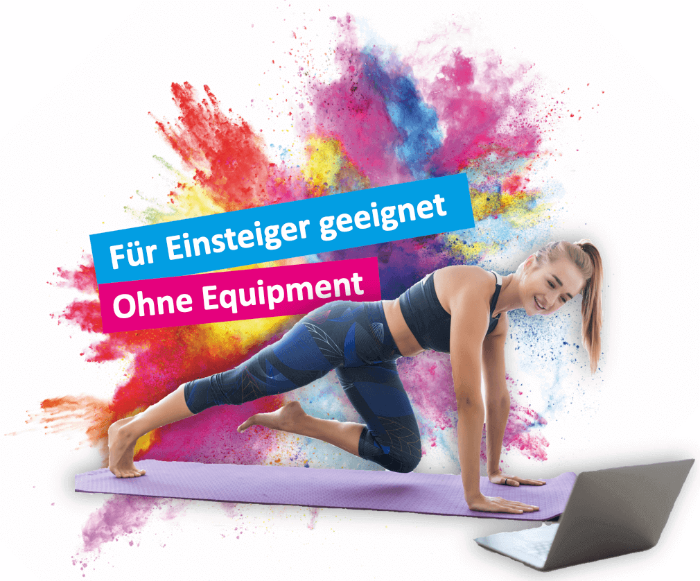 Online Fitness zu Hause für Einsteiger